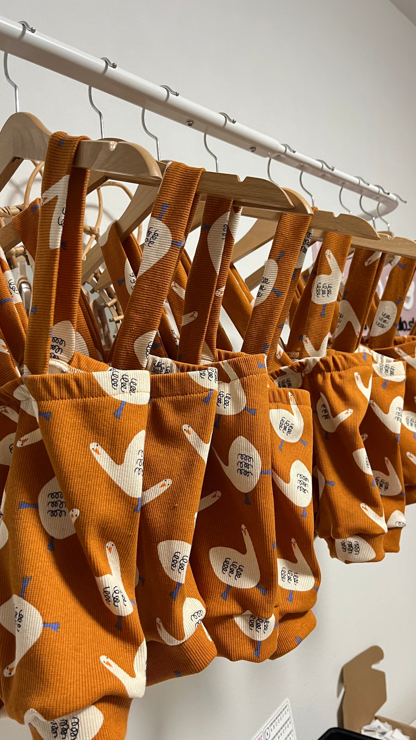 🦆 Limitovaná edícia: Rebrované kraťasky s trakmi – Jennifer Bouron (Husičky)