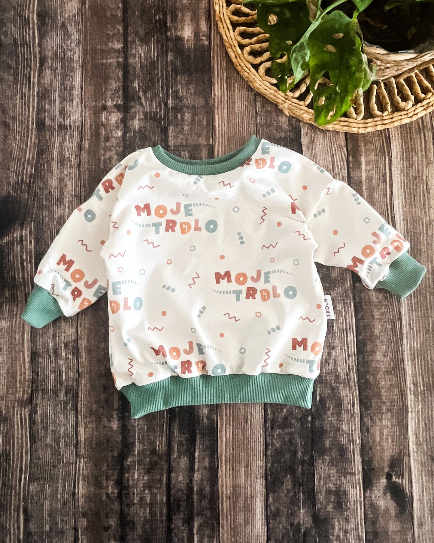 Mikina „MOJE TRDLO“ – veľkosť 74 – skladom, odosielam hneď