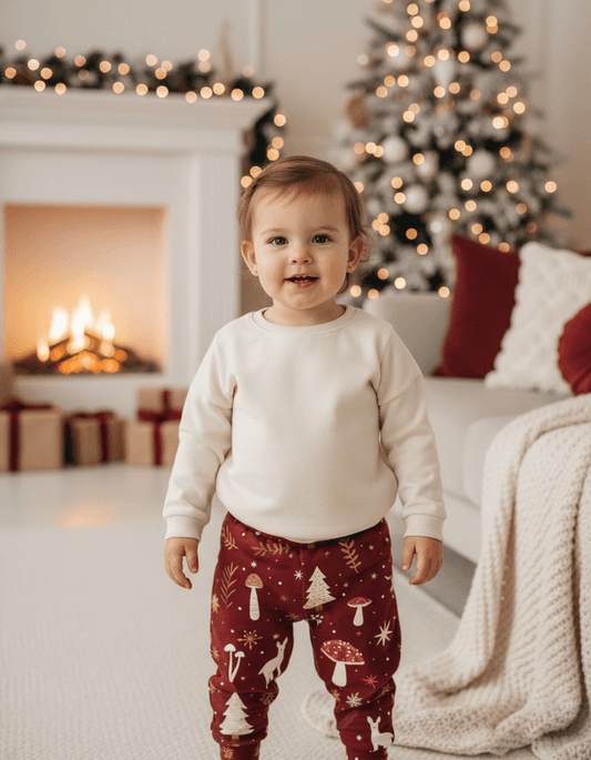 Baggy tepláky Vianočný les