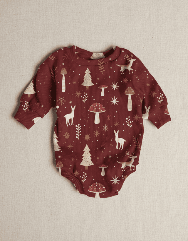 Sweater Romper Vianočný les