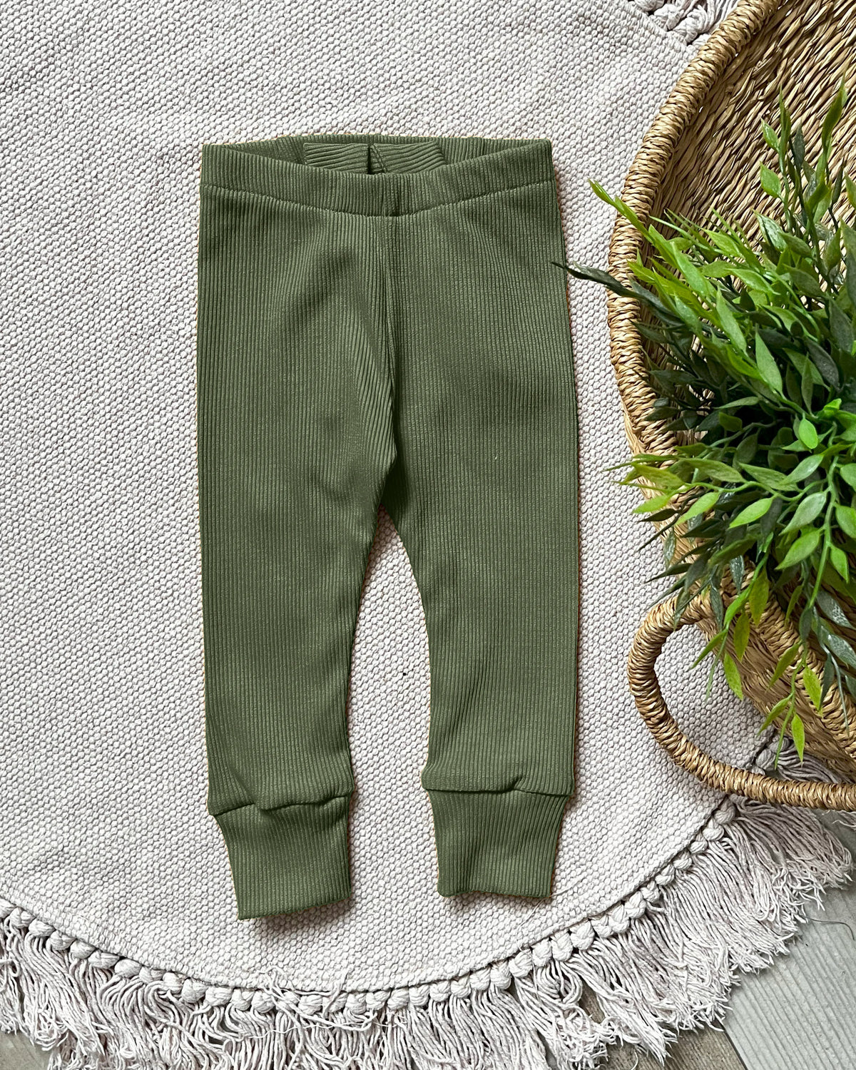 Ribbed Military Leggings