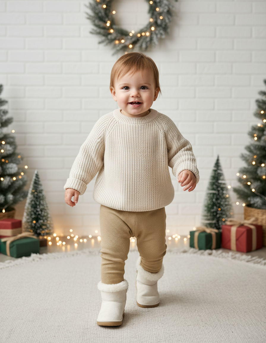 Ribbed Leggings Mocca