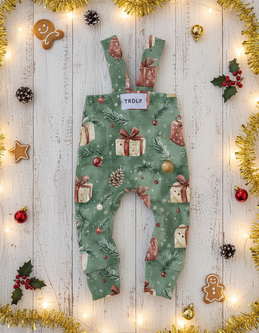 Rebrované dlhé legíny s trakmi Darčeky