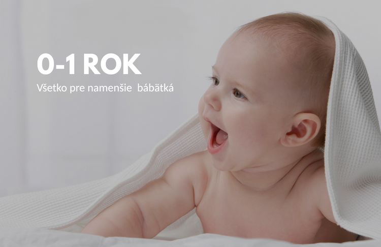 Výbavička pre najmenších (0–1 rok)