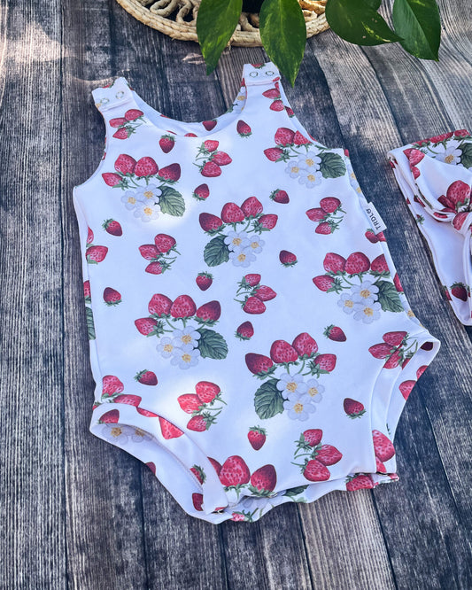 Jahody pamprdy - Romper Summer