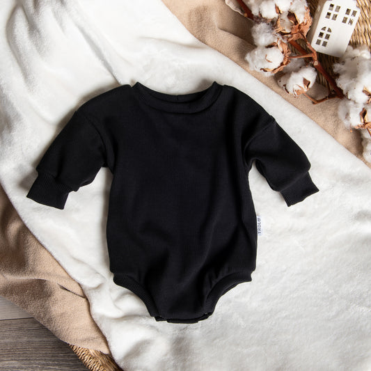 Sweater romper ( body) Čierna