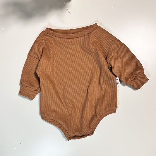 Sweater romper oriešková 3-6 mes (68)