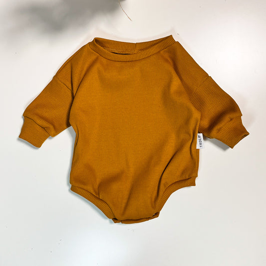 Sweater romper okrová 3-6 mes (68)