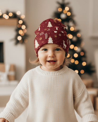 RIB čiapka Vianočný les