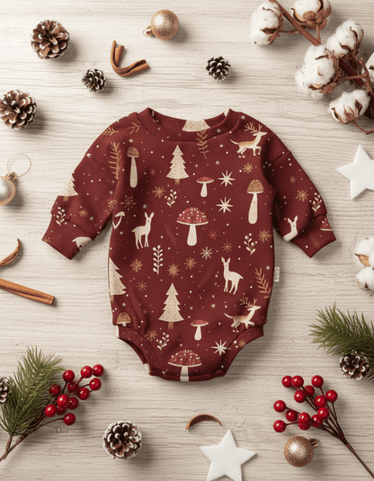 Sweater Romper Vianočný les