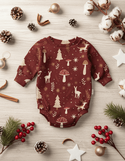 Sweater Romper Vianočný les