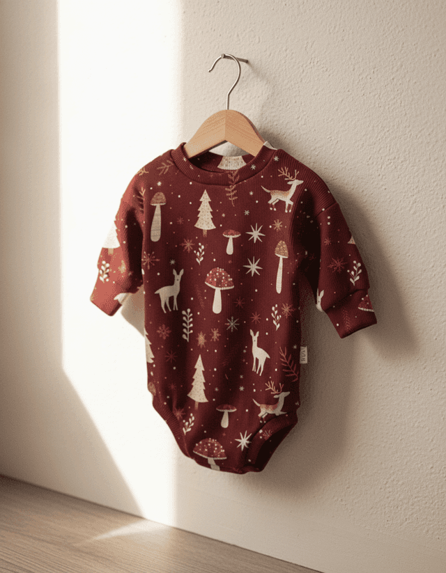 Sweater Romper Vianočný les
