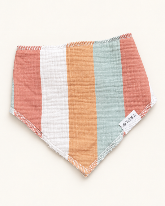 Mušelínový slintáčik / šatka na krk Stripes