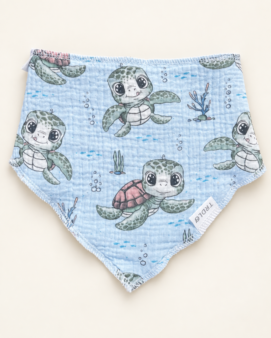Mušelínový slintáčik / šatka na krk Turtles