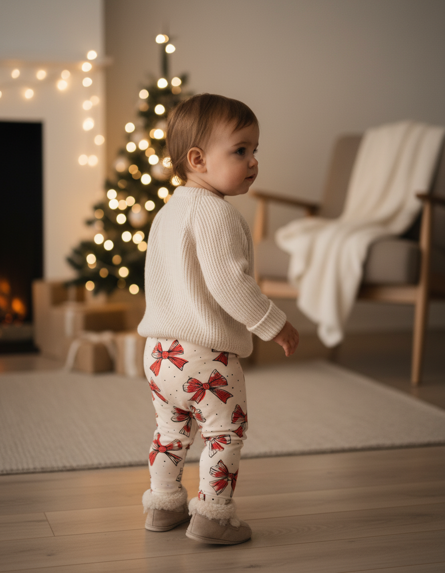 Rebrované legíny Mašličky