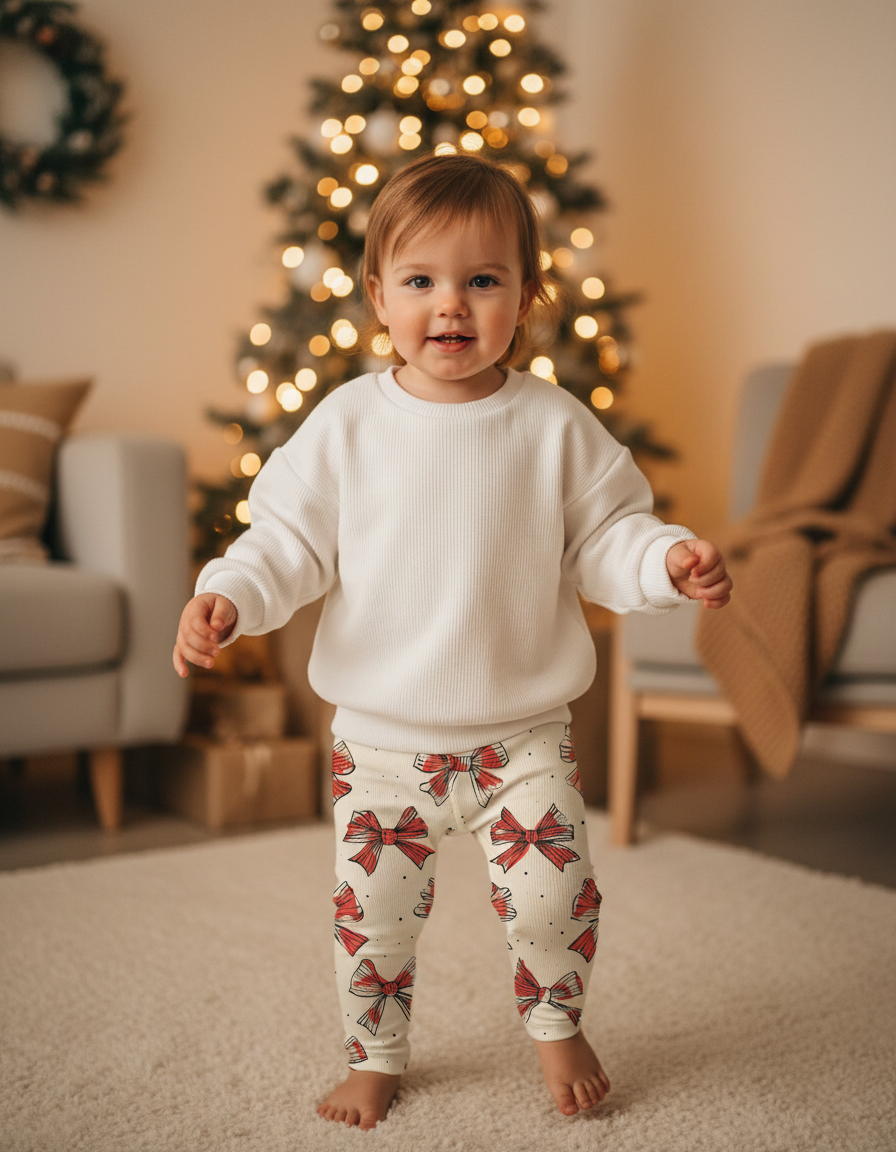 Rebrované legíny Mašličky