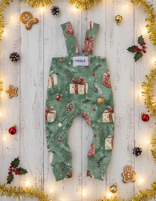 Rebrované dlhé legíny s trakmi Darčeky