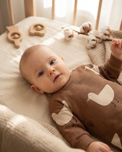 Sweater Romper Hnedé kačičky