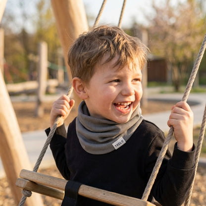 Zvýhodnený set: čiapka + nákrčník 🖤 Tmavá šedá