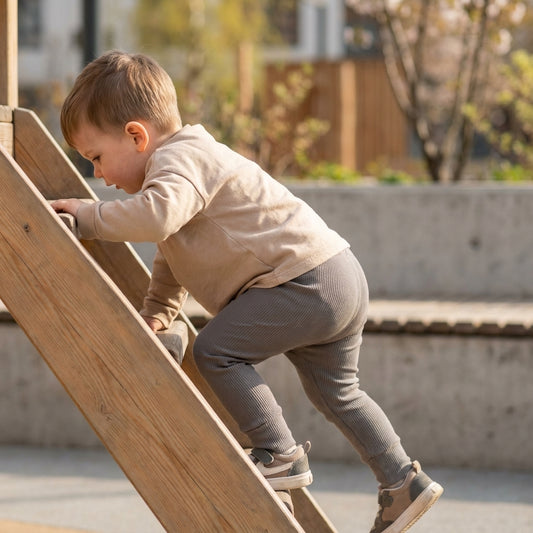 Rebrované legíny Tmavá šedá