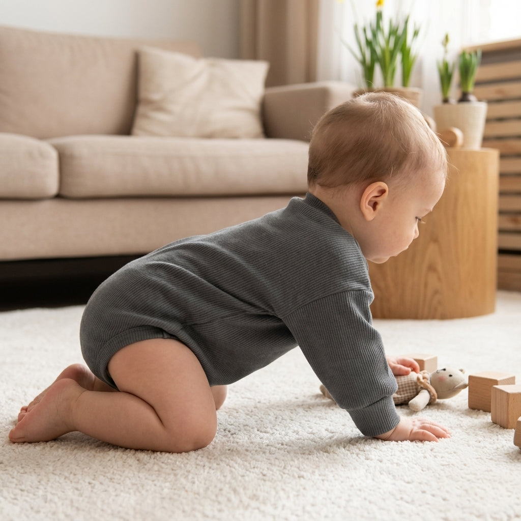 Sweater Romper Tmavá šedá