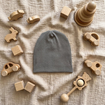 RIB čiapka Tmavá šedá