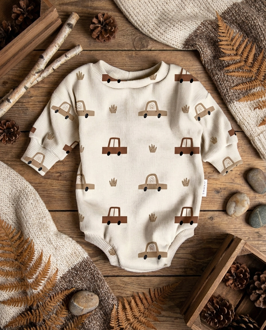 Sweater Romper Autíčka