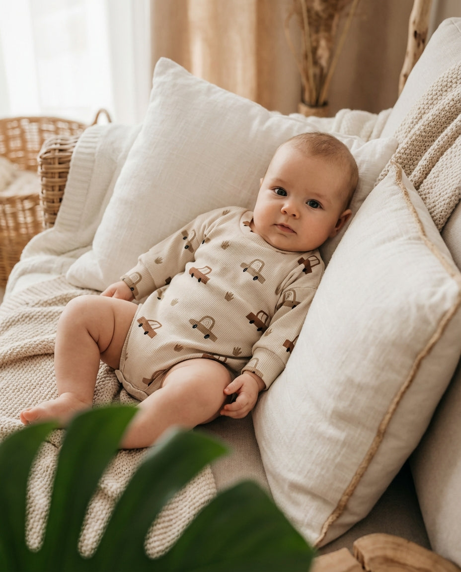 Sweater Romper Autíčka